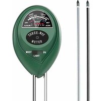XVX - 3-in-1-Bodentester, Boden-pH-Tester, Bodenfeuchtemessgerät, Bodenlichtintensitätstester, 3-in-1-Bodentester für Garten und Landwirtschaft XVX - 3-in-1-Bodentester, Boden-pH-Tester, Bodenfeuchtemessgerät, Bodenlichtintensitätstester, 3-in-1-Bodentester für Garten und Landwirtschaft von XVX