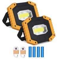 XVX - 30 w 2000 lm wiederaufladbarer LED-Flutlicht für Baustelle, Arbeitslichtleiste, 3 Modi, tragbare Laterne, USB-LED-Strahler für Camping, von XVX