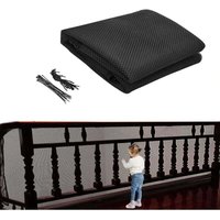 XVX - 300x79cm Kindersicherheitsnetz für Treppen-Schwarz, Balkonschutznetz, Katzen-Fallschutznetz XVX - 300x79cm Kindersicherheitsnetz für Treppen-Schwarz, Balkonschutznetz, Katzen-Fallschutznetz von XVX