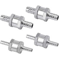 XVX - 4 Stück Diesel-Rückschlagventil 6/8/10/12 mm, Kraftstoffventil aus Aluminiumlegierung mit Pfeil für Benzin, Autos, Boote, Motorräder XVX - 4 Stück Diesel-Rückschlagventil 6/8/10/12 mm, Kraftstoffventil aus Aluminiumlegierung mit Pfeil für Benzin, Autos, Boote, Motorräder von XVX