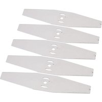 XVX - 5 Stück Rasentrimmer-Ersatzklingen, Stahl, Stahl-Rasenmäherklingen mit scharfen Klingen, elektrische Rasenmäherklingen für Rasentrimmer von XVX