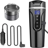 XVX Auto-Wasserkocher, 12 V/24 V, Auto-Wasserkocher, beheizter Wasserbecher für Auto/LKW/Reisen, tragbarer Auto-Wasserkocher mit LCD-Display, XVX Auto-Wasserkocher, 12 V/24 V, Auto-Wasserkocher, beheizter Wasserbecher für Auto/LKW/Reisen, tragbarer Auto-Wasserkocher mit LCD-Display, von XVX