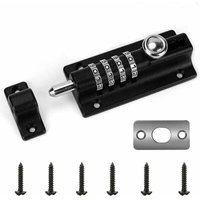 XVX Codiertes Türschloss, umcodierbar, 4-Rad-Torschloss, wasserabweisend, schlüsselloses Zahlenschloss mit hochsicheren Einwegschrauben für Schuppen/ XVX Codiertes Türschloss, umcodierbar, 4-Rad-Torschloss, wasserabweisend, schlüsselloses Zahlenschloss mit hochsicheren Einwegschrauben für Schuppen/ von XVX