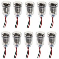 XVX - E10 LED-Lampen, kleine Kerzen-Schraubsockel, Glühbirnenhalterung, kleine Glühbirnensockel, Lichthalter mit Drahtfassung für Heimexperimente, von XVX