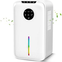 XVX - Luftentfeuchter 2200ML Jalleria Tragbarer elektrischer Luftentfeuchter Leiser 8-12-24H Sleep-Timer/7 farbige LED/automatische Abschaltung für XVX - Luftentfeuchter 2200ML Jalleria Tragbarer elektrischer Luftentfeuchter Leiser 8-12-24H Sleep-Timer/7 farbige LED/automatische Abschaltung für von XVX
