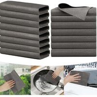 XVX - Magic Cloth, 10 Stück Magisches Reinigungstuch, spurloses Glastuch, 30 x 40 cm, Reinigungstücher für Autospiegel, Fenster, Küche, Badezimmer von XVX
