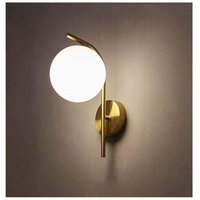 XVX - Moderne Kreativitäts-Wandlampe mit Glaskugelschirm, Wandleuchte in Goldoptik, E27-Beleuchtungskörper, Persönlichkeits-Wandhalterung für XVX - Moderne Kreativitäts-Wandlampe mit Glaskugelschirm, Wandleuchte in Goldoptik, E27-Beleuchtungskörper, Persönlichkeits-Wandhalterung für von XVX