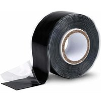 XVX - Selbstklebendes isolierendes Silikonband 25 mm x 3 m – schwarzes Silikonband – wasserfestes Klebeband, Silikonband, Magic Tape, Anti-Leck-Band, von XVX