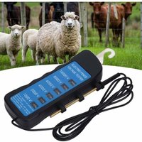 XVX Spannungsprüfer für elektrische Zäune, tragbarer Spannungsprüfer, 6 Lichter, Zaunspannung, 10000 V, Fehlerdetektor, landwirtschaftliche Geräte, XVX Spannungsprüfer für elektrische Zäune, tragbarer Spannungsprüfer, 6 Lichter, Zaunspannung, 10000 V, Fehlerdetektor, landwirtschaftliche Geräte, von XVX