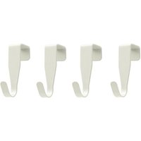 Stück Türhaken, S-förmige Haken, Edelstahl-Türhaken, Badezimmer-Handtuchhaken für Standard-Tür, Schublade, Schrank, Kleiderschrank, Küche von XVX