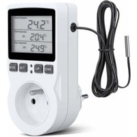 XVX - Thermostatsteckdose, Digitale Zeitschaltuhr Steckdose Programmierbare Digitale Steckdose mit Sensor Programmierbare Digitalzeitschaltuhr XVX - Thermostatsteckdose, Digitale Zeitschaltuhr Steckdose Programmierbare Digitale Steckdose mit Sensor Programmierbare Digitalzeitschaltuhr von XVX