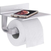 Toilettenpapierhalter mit starkem Kleber, patentierter Kleber + selbstklebend, Aluminium, mattes Finish Toilettenpapierhalter mit starkem Kleber, patentierter Kleber + selbstklebend, Aluminium, mattes Finish von XVX
