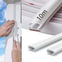 XVX - Türfensterdichtung Kälte- und Schalldämmung, Typ-D-Gummi-Türdichtung, selbstklebender TPE-Türdichtungsstreifen, zur Schalldämmung der Tür, von XVX