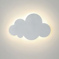 XVX - Wandlampe in Wolkenform für den Innenbereich, Weiße Acryl-Wandlampe in Wolkenform, 18-W-LED-Wandleuchte, Wandlampe für Kinder, XVX - Wandlampe in Wolkenform für den Innenbereich, Weiße Acryl-Wandlampe in Wolkenform, 18-W-LED-Wandleuchte, Wandlampe für Kinder, von XVX