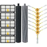 IRobot Roomba Ersatzteile für Roomba 800 900 960 980 890 805 880 Serie Zubehör, 5 Roomba Filter, 7 Roomba Ersatzbürsten, 2 Sets iRobot Pa von XVX