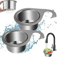 Pcs Edelstahl-Abtropfkorb in Schwanenform, Siebkorb in Schwanenform, Küchenspülkorb, multifunktionaler Abtropfkorb für Obst, Gemüse und Speisereste von XVX