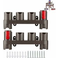 Zubehörhalter für Dyson Staubsauger V7, V8, V10, V11, SV10 und SV11 (2er-Pack mit 10 Fächern) von XVX