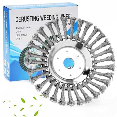 XWFKJGS UnkrautbüRste Freischneider, Profi UnkrautbüRste FüR Freischneidermit 25,4mm Bohrung, DrahtbüRste Freischneider, Unkraut Effektiv Entfernen, Anwendbar Auf Rasentrimmer (6 inch) XWFKJGS UnkrautbüRste Freischneider, Profi UnkrautbüRste FüR Freischneidermit 25,4mm Bohrung, DrahtbüRste Freischneider, Unkraut Effektiv Entfernen, Anwendbar Auf Rasentrimmer (6 inch) von XWFKJGS