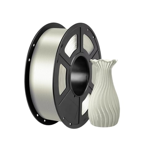 Kompatibel mit 1,75 mm PLA-Filament, 1-kg-Spule, Druckmaterial for FDM-3D-Drucker, Kunststoff-Verbrauchsmaterial for reibungslosen und zuverlässigen 3D-Druck(1KG Clear) von XWLYGKGM