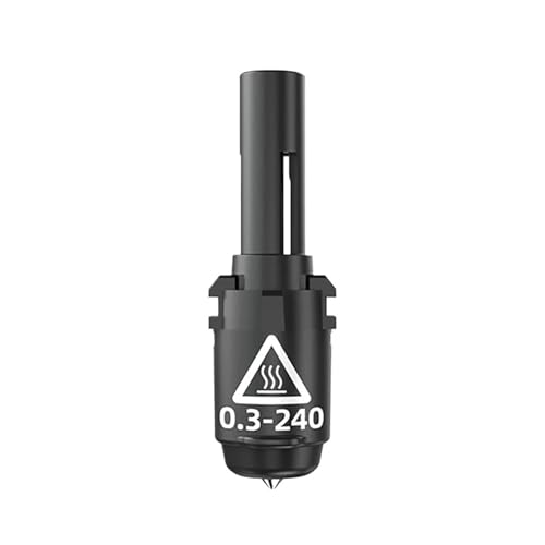 Kompatibel mit 3D-Druckern der Serien Adventurer 3 und 4 – 0,3 mm/0,4 mm/0,6 mm Hochtemperatur-Düsenersatzset(0.3mm normal,2pcs) von XWLYGKGM