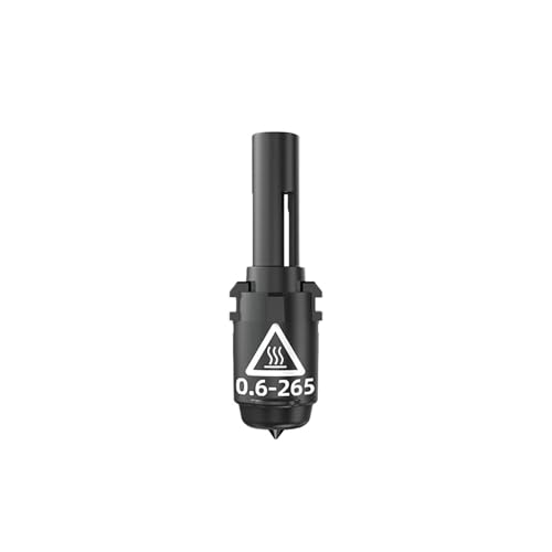 Kompatibel mit 3D-Druckern der Serien Adventurer 3 und 4 – 0,3 mm/0,4 mm/0,6 mm Hochtemperatur-Düsenersatzset(0.6mm hardened,2pcs) von XWLYGKGM