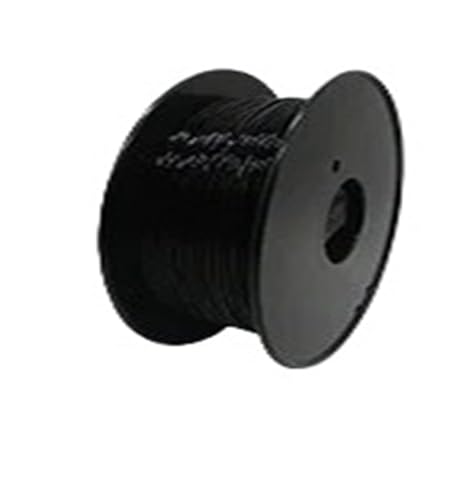 Kompatibel mit 85A elastischem TPU-3D-Druckerfilament 1,75 mm 1 kg – weiches, flexibles Material for Schuheinlagen, Wearables und Prototypen (mehrfarbige Optionen)(Black) von XWLYGKGM