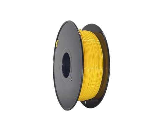 Kompatibel mit 85A elastischem TPU-3D-Druckerfilament 1,75 mm 1 kg – weiches, flexibles Material for Schuheinlagen, Wearables und Prototypen (mehrfarbige Optionen)(Yellow) von XWLYGKGM