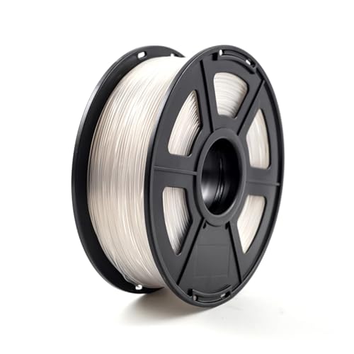 Kompatibel mit ABS-3D-Druckerfilament, 1,75 mm, 1-kg-Spule – Druckmaterial mit hoher Zähigkeit und Elastizität for FDM-Drucker(Transparent) von XWLYGKGM
