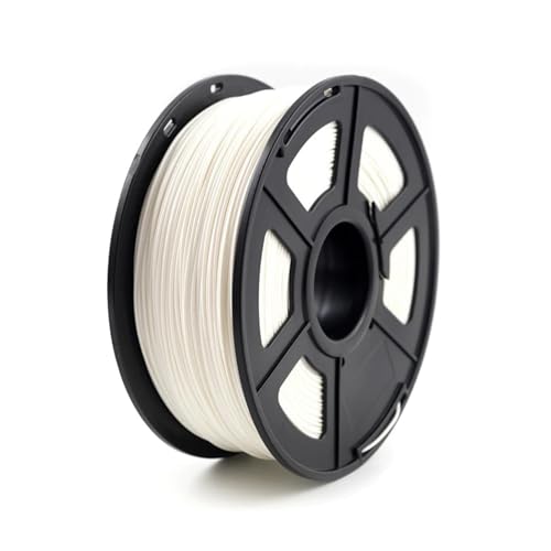 Kompatibel mit ABS-3D-Druckerfilament, 1,75 mm, 1-kg-Spule – Druckmaterial mit hoher Zähigkeit und Elastizität for FDM-Drucker(White) von XWLYGKGM