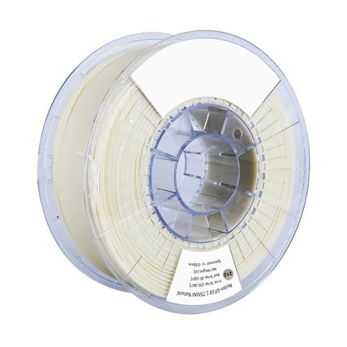 Kompatibel mit PA-GF10 3D-Druckfilament, 1-kg-Spule, Nylon, glasfaserverstärktes Hochtemperaturmaterial for FDM-Drucker(Off - white 1kg) von XWLYGKGM