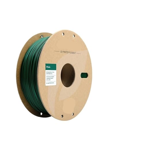 Kompatibel mit PLA+ 3D-Druckerfilament, 1,75 mm, 1-kg-Spule – hochpräzises (+/- 0,03 mm) Druckmaterial for FDM-Drucker(Pine Green) von XWLYGKGM