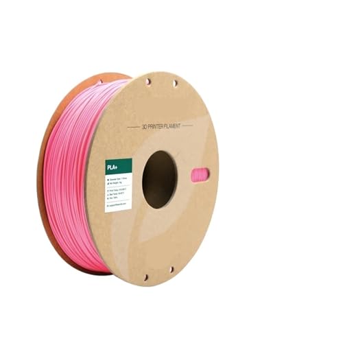 Kompatibel mit PLA+ 3D-Druckerfilament, 1,75 mm, 1-kg-Spule – hochpräzises (+/- 0,03 mm) Druckmaterial for FDM-Drucker(Pink) von XWLYGKGM