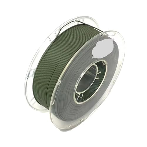Kompatibel mit mattem PLA-3D-Druckfilament, 1,75 mm, 1-kg-Spule – Niedrigglänzendes Finish for FDM-Drucker(Matte PLA Green 1kg) von XWLYGKGM