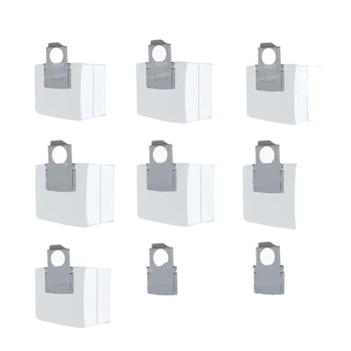 Zubehör Staub Taschen Kompatibel for Roborock S7 MAXV Ultra Q7 MAX + S7 Pro Ultra S7 MAX Ultra S8 PLUS /S8 PRO ULtra Q8 Max Reiniger(9 Pieces) von XWLYGKGM