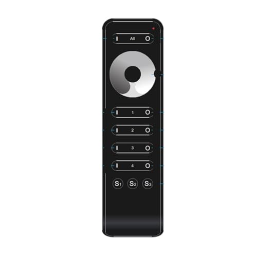 2CH LED Controller DC 12V 24V Dimmer Fernbedienung for WW CW NW CCT LED Streifen(4 Zone DIM Remote) von XWMGOQNZ
