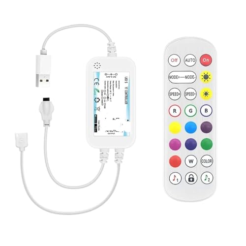 5-24 V DW/CCT/RGB/RGBW LED-Lichtstreifen-Fernbedienung(USB RGB with Remote) von XWMGOQNZ