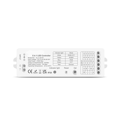 5-in-1-LED-Controller-Lichtleiste von XWMGOQNZ