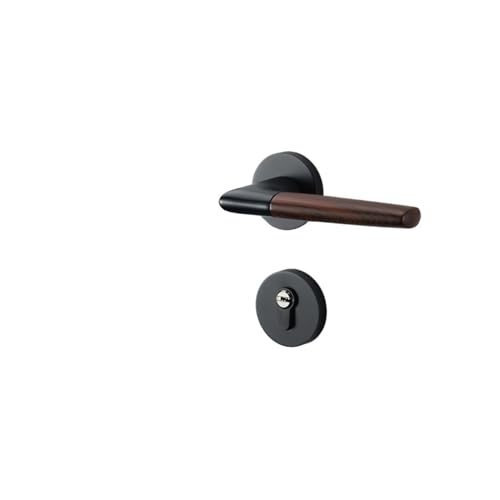 Chinesisches Türschloss for Innenräume, Schlafzimmer, Zuhause, Zimmer, Türschloss, Holzmaserung, goldenes Schloss, Türgriff, geräuschlos, magnetisches Holztürschloss(F type magnetic suction 35 50mm) von XWMGOQNZ