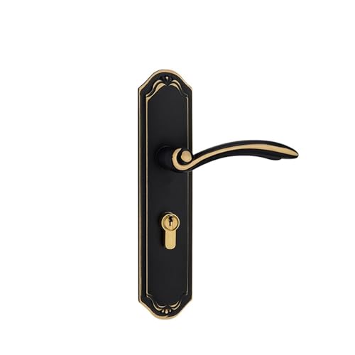 HC5524 Europäischen stil reinem kupfer innen türschloss alle kupfer hause stille zimmer Europäischen stil hause türgriff(HC 5524Black) von XWMGOQNZ