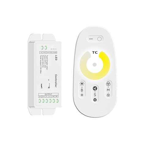 LED-Controller RGB-Dimmer 5-24V 12V 144W CCT RGB RGBW Lichtleiste(CCT) von XWMGOQNZ