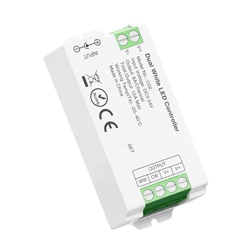 LED-Lichtstreifen-Controller 2835 5050 FCOB DIM CCT RGB RGBWW RW RCT Lichtstreifen DC5-24V(C02) von XWMGOQNZ