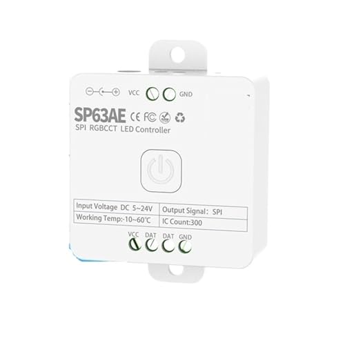 SP53AE RCT SPI Pixel LED-Controller SP63AE Fernbedienung DC5V-24V(SP63AE) von XWMGOQNZ