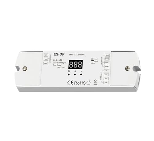 SPI-LED-Controller mit Dual-Button-Dimmsteuerung DC 12V 24V Dimmer von XWMGOQNZ