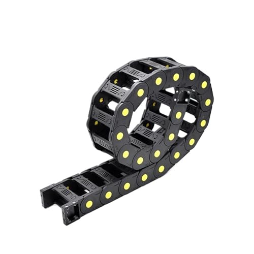 1 Meter Kabelkettenbrücke Typ beidseitige Öffnung 20x50 20x77 25x38 25x60 25x75 25x100 mm Kunststoff-Schleppleine Übertragung(55mm,25x100mm) von XWMSCLAK