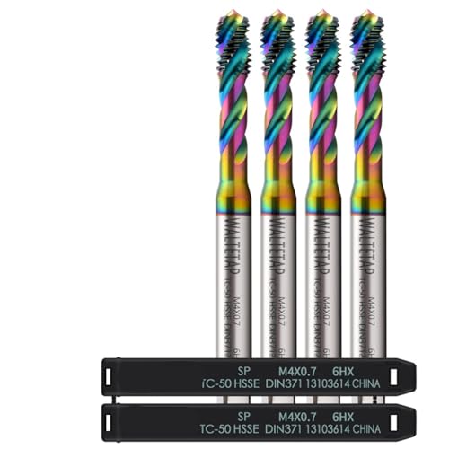 1 STÜCKE HSSE-M35 DIN 371 376 Spiralgenuteter Gewindebohrer M2 M2.5 M3 M4 M5 M6 M8 M10 M12 M14 M16 Maschinengewindebohrer(M6X1 6HX DIN371) von XWMSCLAK