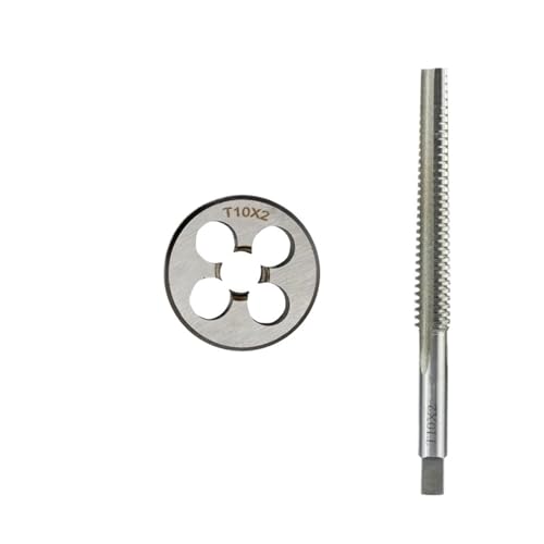 1 Satz Rechtsgewindebohrer und Schneideisensatz TR 8 10 12 14 16 18 20 22 24 X1.5 X2 X3 X4 Gewindeschraube TR Gewindebohrer Threading Round die(T22x2) von XWMSCLAK