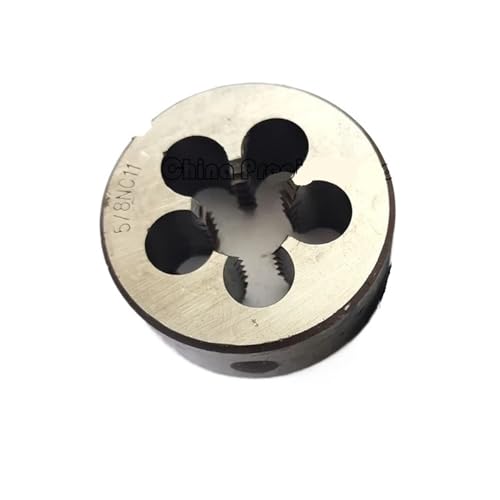 2 Stück Unified Gewinde gerade Nut Gewindebohrer Schneideisen Set UNC UNS UNF UNEF 5/16 3/8 1/2 7/16 Runde Schneideisen Gewindebohrer Sets 5/16-24 3/8-20 1/2-28(UN 5l16-20) von XWMSCLAK