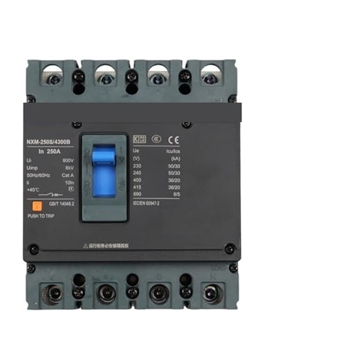 250A 225A 200A Kompakt-Leistungsschalter-Luftschalter 4P NM1 NXM NXM-250S 4300B(250A NXM-250S) von XWMSCLAK