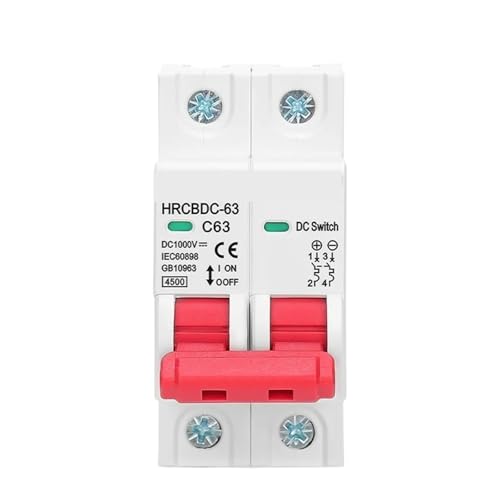 2P DC 1000V Solar-Leistungsschalter 6A 10A 16A 20A 25A 32A 40A 50A 63A DC(10A) von XWMSCLAK