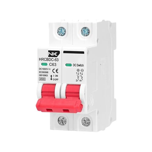 2P DC 1000V Solar-Leistungsschalter Leistungsschalter DC MCB 6A-125A(1P,10A) von XWMSCLAK